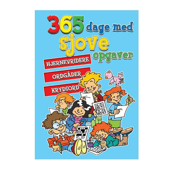 365 dage med sjove opgaver - ordgåder og krydsord