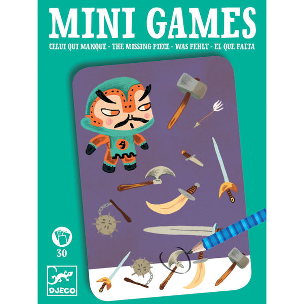 Djeco miniaktivitet, Hvad mangler hos Clément?
